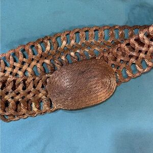 Vintage copper wire belt - handmade in Greece
